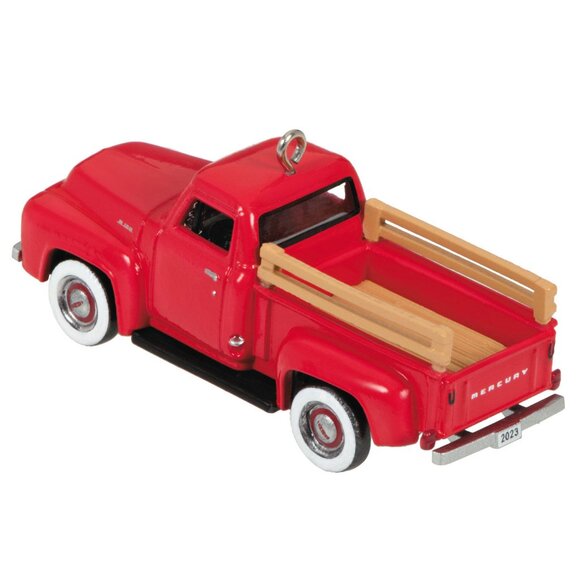New! 1954 Mercury M-100 Hallmark Keepsake Christmas Ornament 2023 Pick-Up Truck - Picture 4 of 5